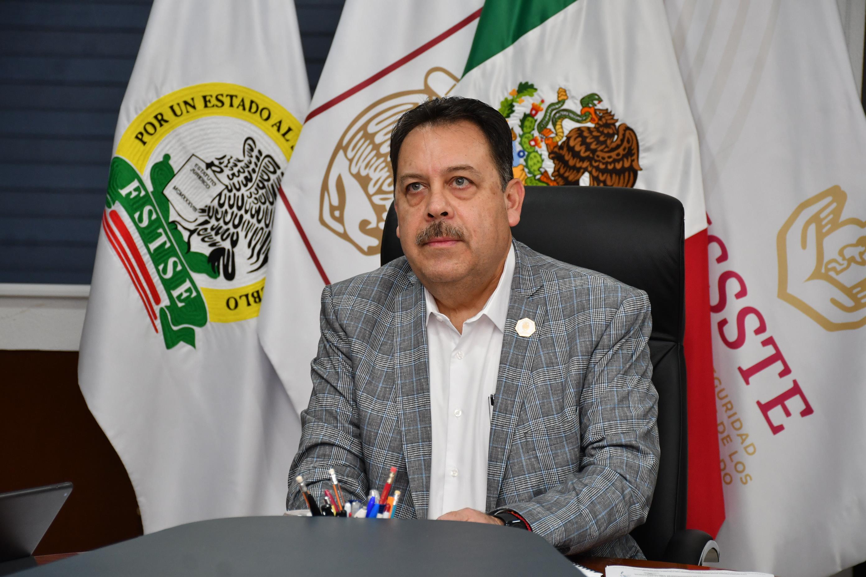 Reunión a distancia con el Director de Oficinas de Representación del ISSSTE, Rodrigo Ávila Carrasco